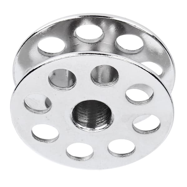 Sewing Machine Bobbin 8 Holes Extra Large Iron Bobbin Thread Core for Electric Industrial Sewing Machine Accessories