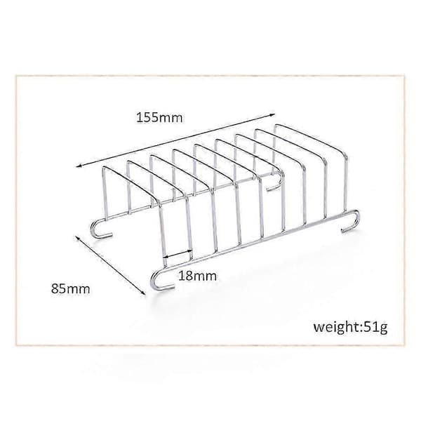 Brødholder rustfrit stål 1 stk brødholder [Db]