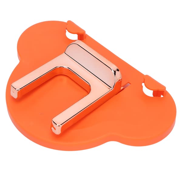 Hair Dryer Holder Wall Mounted Space Saving Hair Dryer Storage Organizer with Self-Adhesive Patch Orange