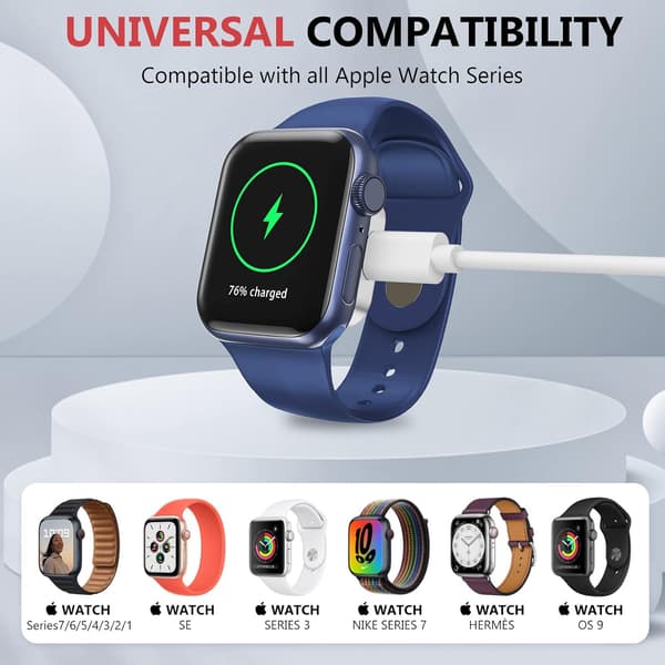 Magnetic Charging Adapter for Apple Watch Reusable USB C or iP DXGHC