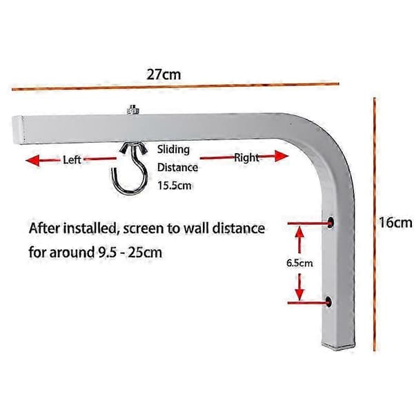 2025 1 Pair Projector Screen Hooks and Ceiling Mount Brackets for Projector Screen