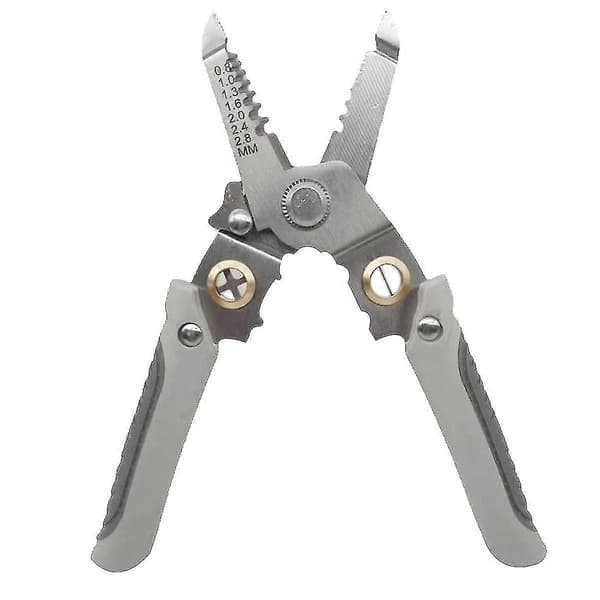 Wire Stripping Tool, Wire Cutters Steel Spring Hidden Wire Cutter Multifunctional Wire Repair