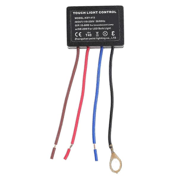 for Touch Lampe PÅ/AV Kontrollmodul for Touch Dimmer Bryter Reparasjonssett Enkel å [db]