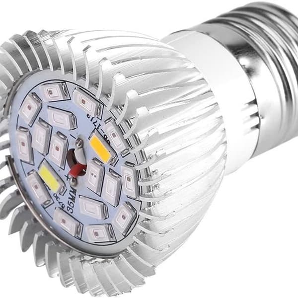 18W LED plantelys Full Spectrum plantelys for innendørsplanter (E27)
