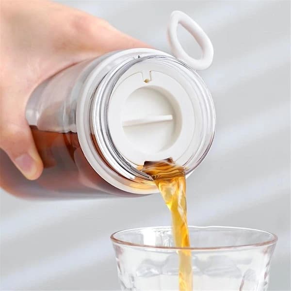 Koldbrygger til Rejser med Blødt Silikonehåndtag, Bærbar Iskaffe- og Teinfusionsenhed