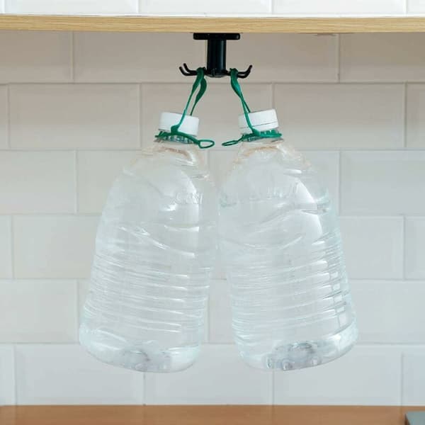 2-pack Kitchen Utensil Holders, 360° Rotation Strong Self-Adhesive Kitchen Utensil Holder for Bathroom and Kitchen