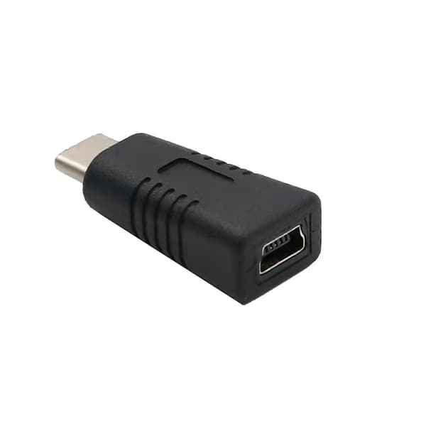 Mini USB naaras-tyyppi C urossovitin tukee latausta ja tiedonsiirtoa