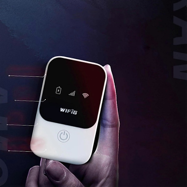 2025 Siste Modell Bærbar WiFi 5g LTE WiFi Mobil Hotspot, Bærbar Reise