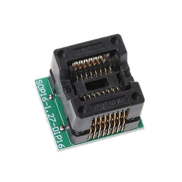 SOP16 TIL DIP16 IC-sokkel SOP16 til DIP16 Programmeringsadapter 150mil Brennesete