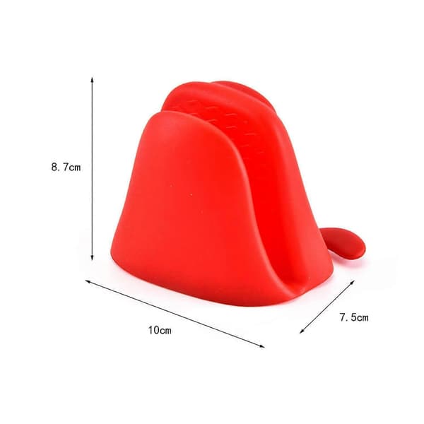 Mini Pot Holders Gloves - BPA-free Silicone, Heat Resistant, Cooking Pot Holders Potholder for Kitchen Cooking & Baking [db]