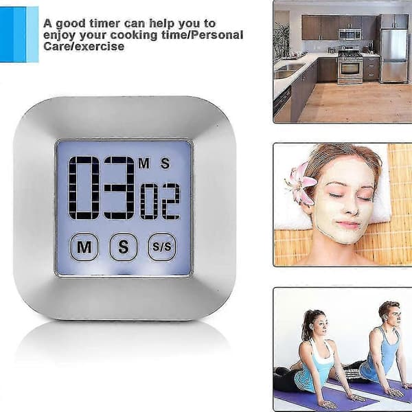 Kjøkkentimer, Digital Kjøkkentimer Magnetisk Med LED-Display