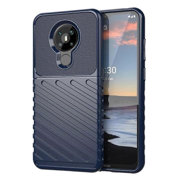 TPU beskyttende mykt etui til Nokia 5.3 Blå Blue