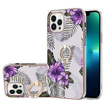 IMD TPU Stødsikkert Cover til iPhone 15 Pro (Lilla)