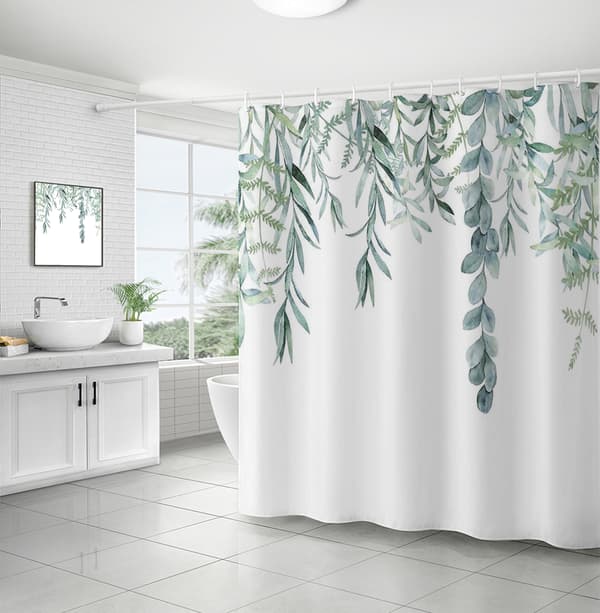 Dusjforheng, Grønne Dusjforheng til Badet, 3D-trykk W