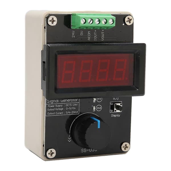 4 til 20mA Signalgenerator Justerbar DC 0 til 10V 0 Eller 4 til 20mA Strømspænding Analog Simulator