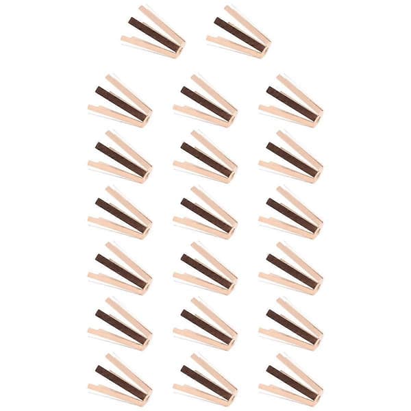 20 stk Golf Blæksprutte Shims Golf Messing Adapter Afstandsstykker til Golfskaft Shim Adapter Golfkølleskaft Tilbehør B Diameter 39mm, Højde 33mm