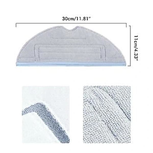 Microfiber Mopping Cloths for Enhanced Cleaning, High-Performance Cleaning Pads for Your Robot Vacuum Accessories, Roborock Mop Replacement Pads