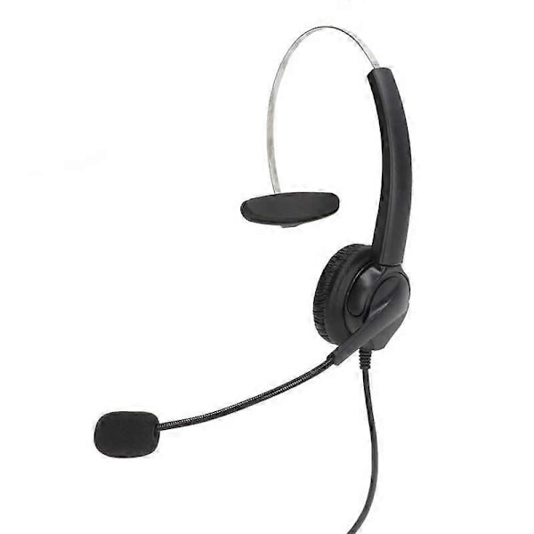 RJ9 Headset Brusreducerande Ergonomisk Justerbar Volymkontroll Datorheadset för Onlinelektioner hot