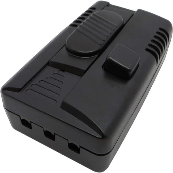 Justerbar dimmerbryter for LED-lamper med stille ledning