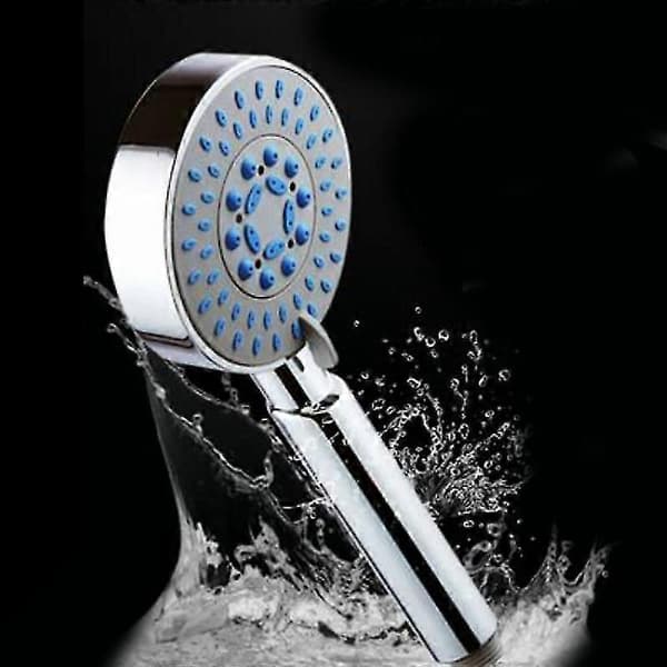 5-Speed Water Regulation Handheld Shower Head for Bathroom with Rain Effect Q