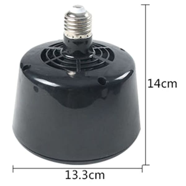Pet Intelligent Constant Temperature Insulation Lamp Hot Air Heating Lamp Pet Insulation Lamp (Black)