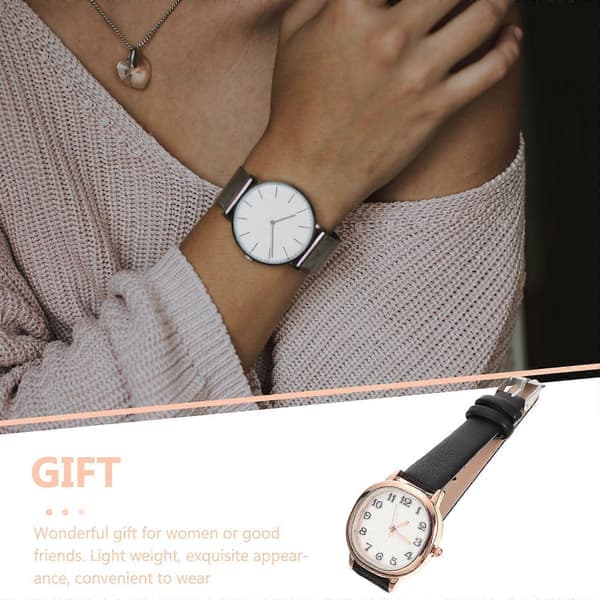 Dameure Armbåndsur Dame Læderure Dameure Vintage Dameure Retro Stil Dameure