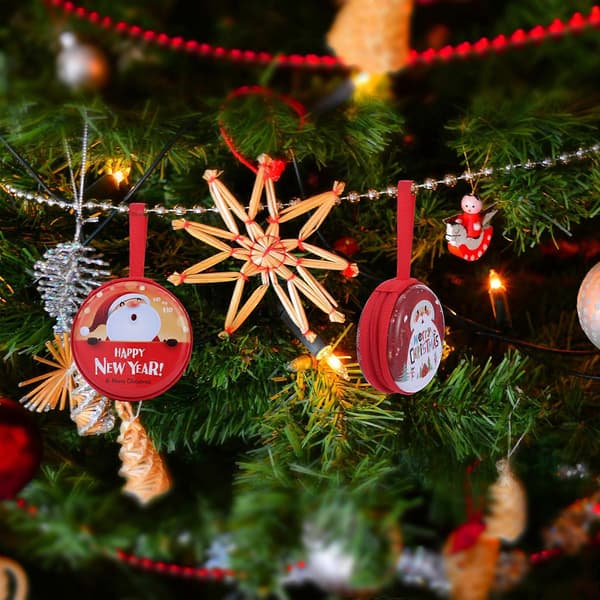 8 st Barnplånbok Jul Myntplånbok Jul Växelplånbok Julklappspåsar