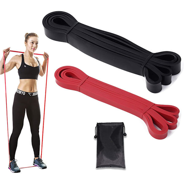 Fitness Elastikbånd, Elastisk Modstandsbånd, Bodybuilding Resi