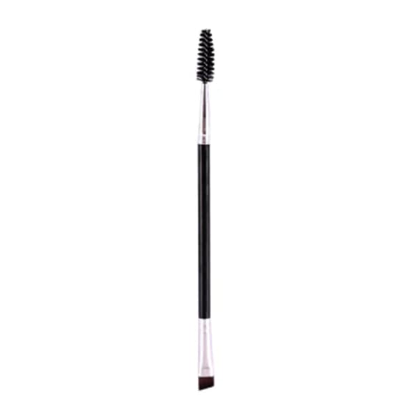 Double-sided Eyebrow Brush Angled Eyebrow Brush with Spoolies Portable Makeup Tool 15 cm