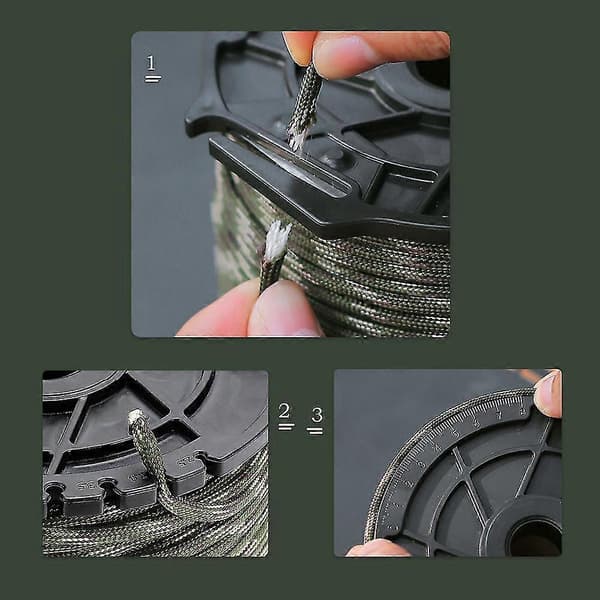 Outdoor Multifunctional Spool 9-core Paracord Rope 4mm Thick Binding Rope Clothesline Tent Wind Rope Climbing Rope