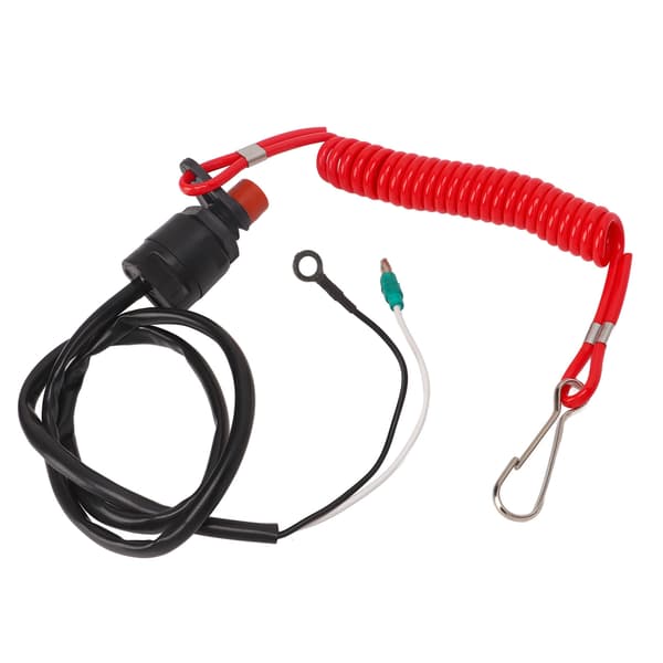 Outboard Motor Kill Switch ABS Waterproof Telescopic 75mm Marine Engine Flameout Switch for T30 T15