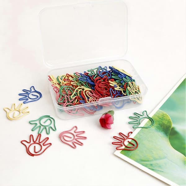Handformade gem-memoklämmor 60 st/förpackning, skol- och kontorsmaterial