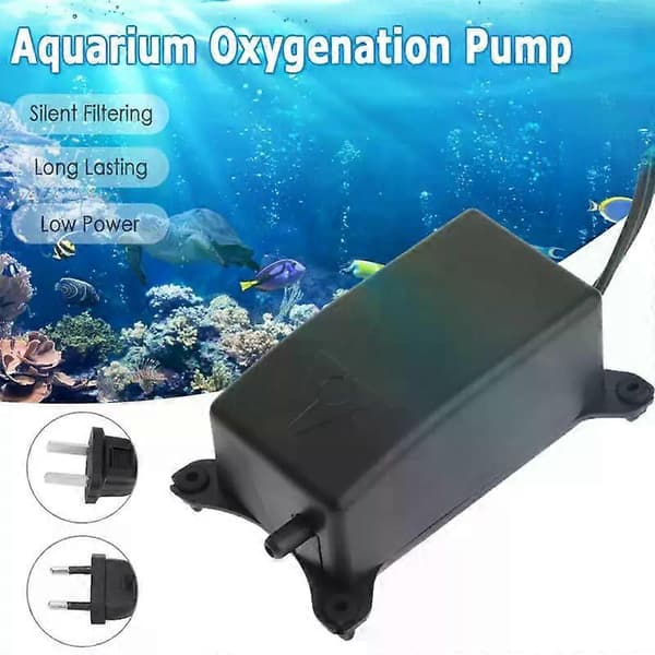 Akvarium Ilt Luftpumpe Øget Oxygenator Til Akvarium Ultrastille Luftkompressor Belufter Bærbart Akvarietilbehør