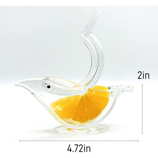 Manual Lemon Squeezer, Squeeze Juice from Acrylic Lemon Slices (5 pieces)
