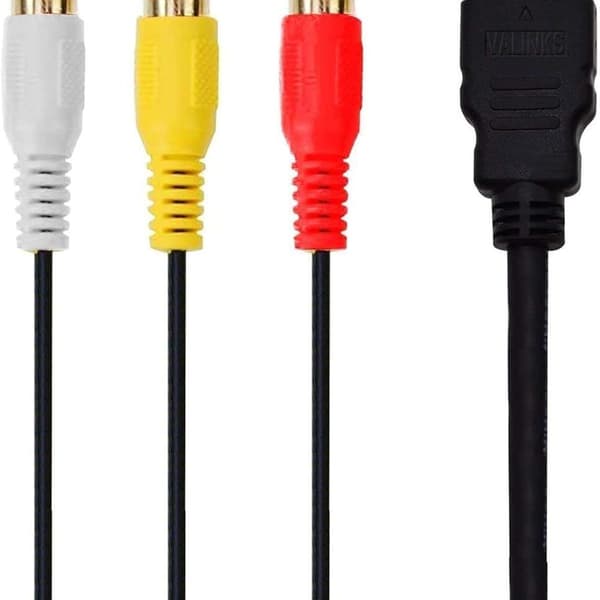 HDMI til RCA TV-kabel HDMI han til 3 RCA han AV-kabel Video