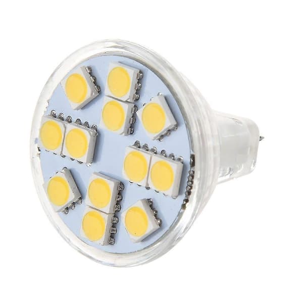 Mr11 G4 12 LED Spotlampe Varm Hvid Ny