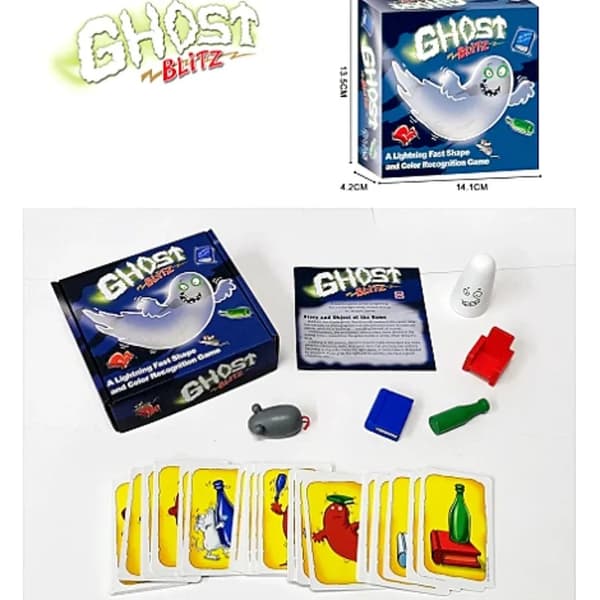 Geistes Blitz Perhehauskaa Ghost Blitz -lautapelin kanssa, uusi ja erittäin suosittu perhejuhlapeli-FX-