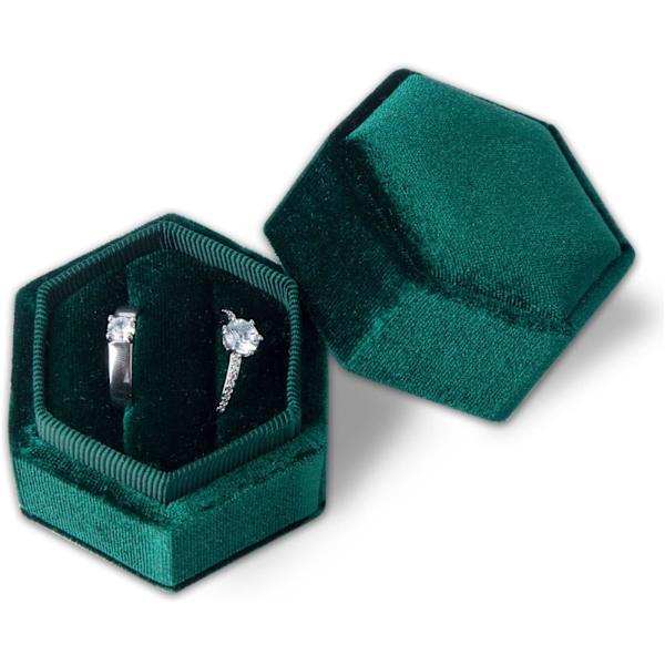 Vigselring Ask, Corduroy Hexagonal Ring Ask 2 Fack Ring Ask w