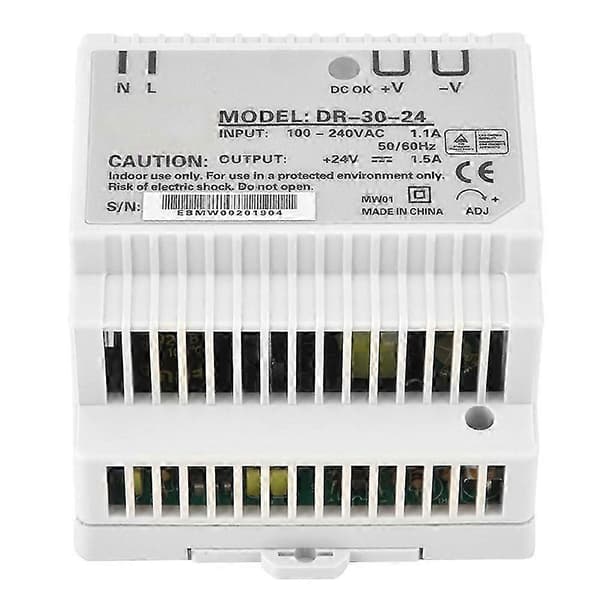 DR-30-24 30W Single Output 24V DIN Rail Power Supply AC/DC Switching Power Supply [DB]