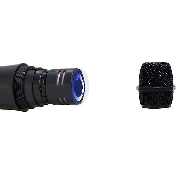 Wireless UHF USB 3.5mm Microphone with Handheld Mic and Receiver for Karaoke, Speech, and Speakers V20 (FMY)