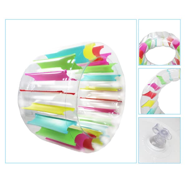 Summer Inflatable Water Wheel Pool Water Wheel Hamster Wheel Water Toy Water Roller Float—yux
