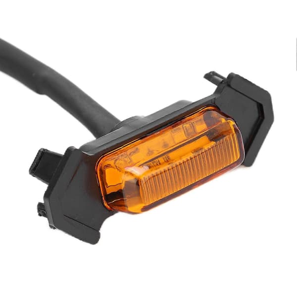 4 stk LED frontgrilllys, ravfarget linse, IP67 vanntett erstatning for Tacoma TRD Pro 2016-2020