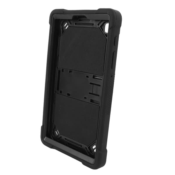 Case for Tab A7 Lite, all-round protection, prevents drops, silicone, protective tablet case with back stand, black