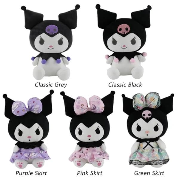 Söpö My Melody Sarjakuva Kuromi Pehmolelu Vaaleanpunainen Hame