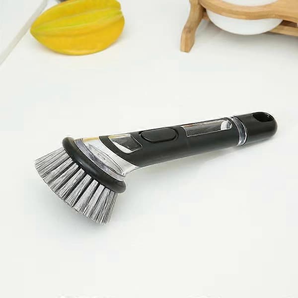 Long Handle Pot Brush, Pot Brush with Dispenser, Dish Brush Kitchen Brush