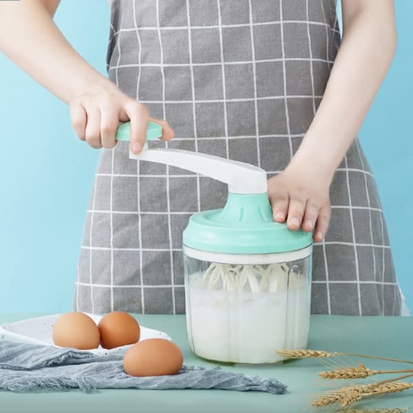 1200 ml Manuell Eggvisp Håndsveivet Eggkremvisp Kjøkken Baketilbehør