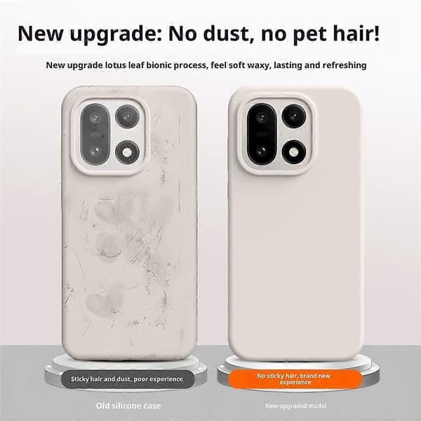 Compatible with OnePlus 15 5G Case Skin-Friendly Liquid Silicone + PC Phone Case-FX-