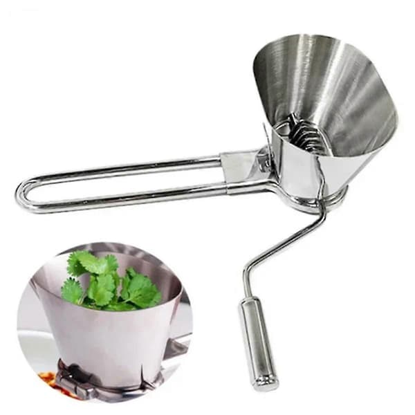 Kitchen Utensil Parsley Chopper Herb Grinder Parsley Vegetable Grater Cooking Seasoning Silver White Silver White