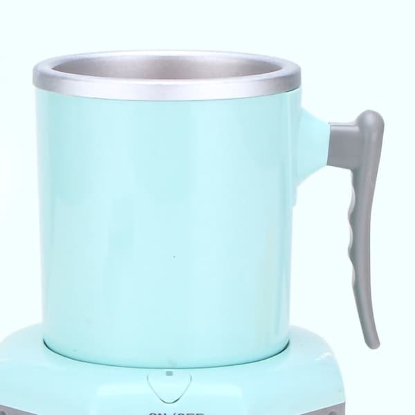 Quick Cooling Cup Easy Operation Portable High Performance Cup Cooler for Office Dorm AC 220V CN Plug Blue