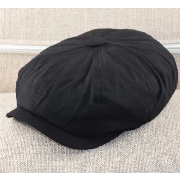 Stor hode Plus Size Herre Newsboy Flat Cap 100% Bomull Gatsby Ivy Golf Cabbie Hatt Oversize_yux